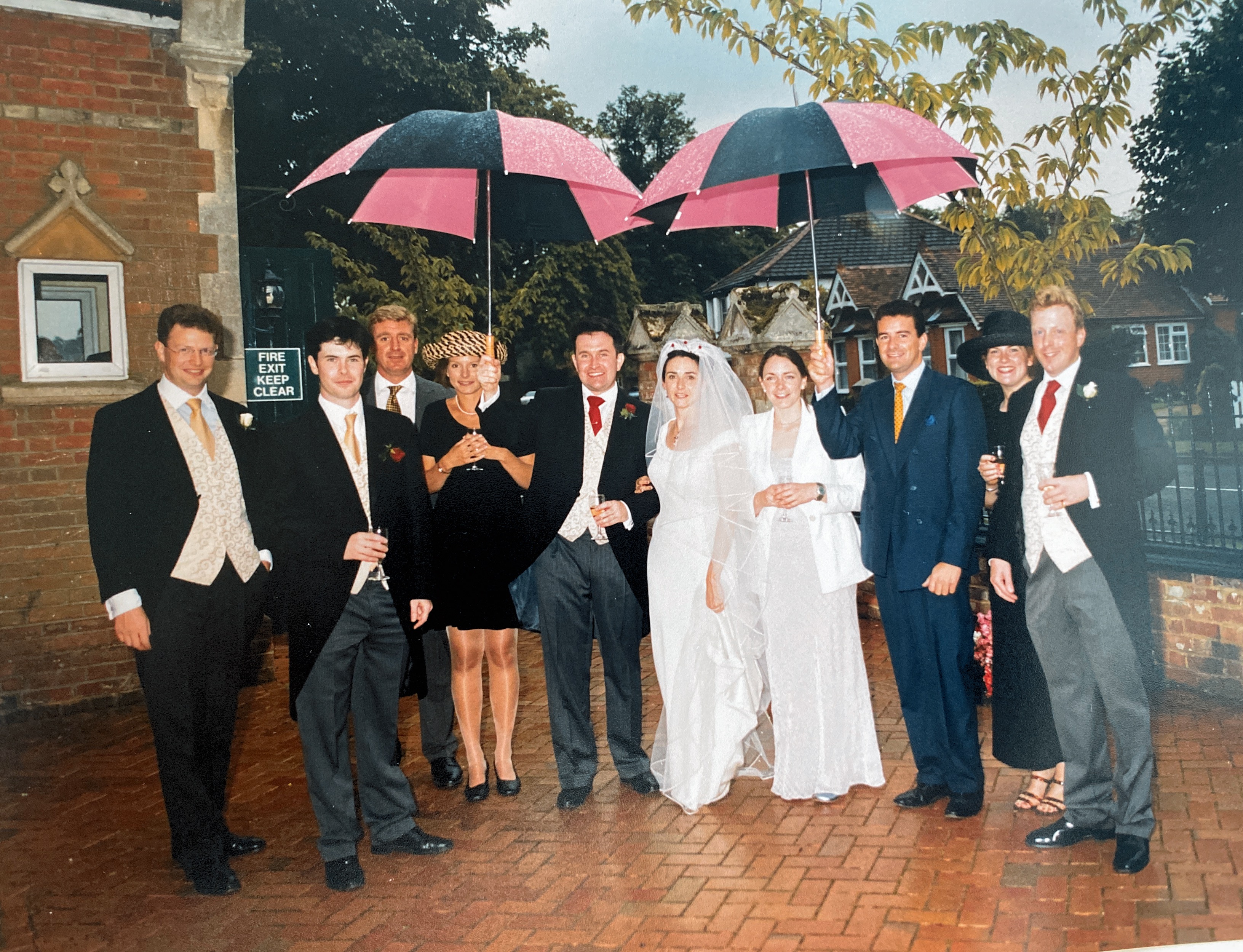 Image of Rob Butt of Haileybury College on his wedding day