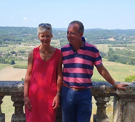 Bruce and Claire-Louise Crane of Gites L'Enclos.