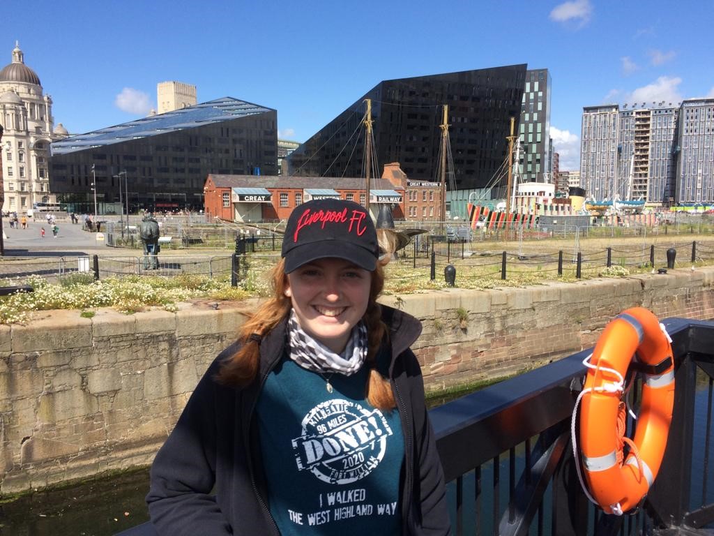 Image of Ellie Owens on a trip to Liverpool funded by Haileybury Society