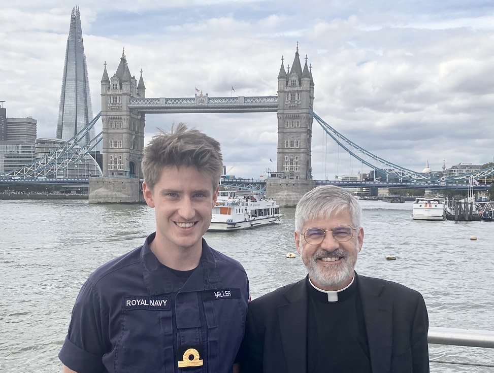 Image of Andrew Miller (LS & L12) and Luke Miller (Ha 79) in London