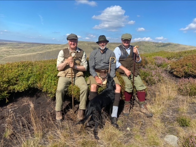 Image of Nigel Comer, Tom Kier and Mark Adams in the Peak District