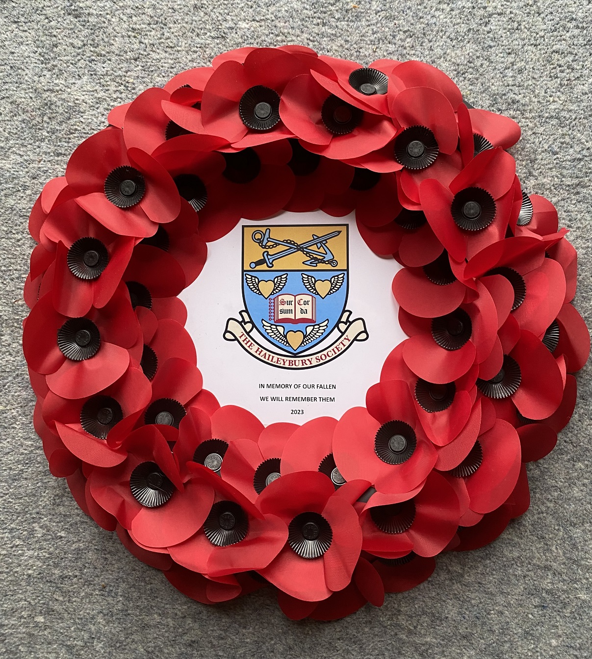 Image of The Haileybury Society Remembrance Wreath 2023