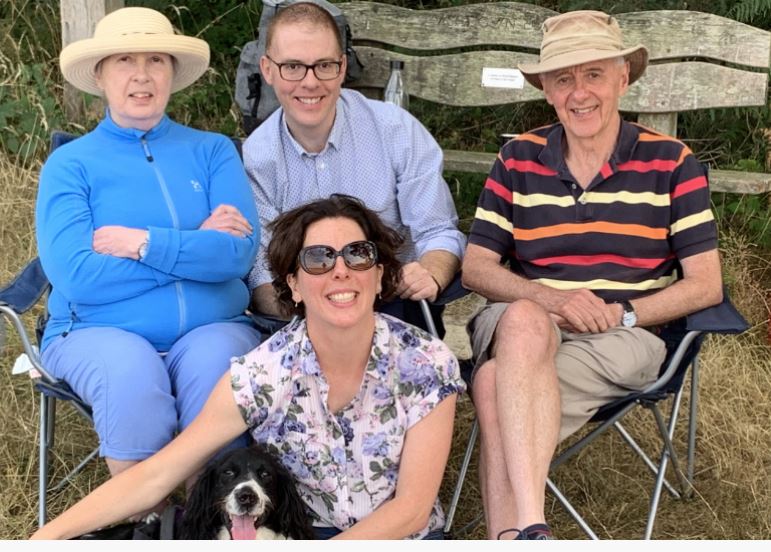 Helen Goddard (C & Alb 98) and family