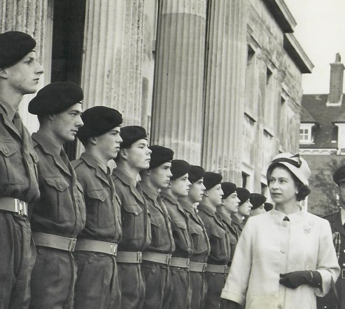 Queen visits Haileybury 1962