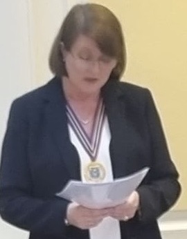 Lizzie Graham delivers Presidents Statement at the AGM