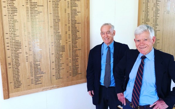 Nicholas and David Crichton at Haileybury