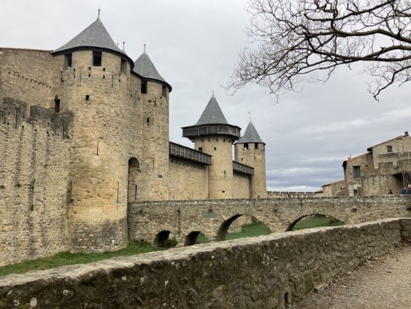 Inside Carcassonne's walls