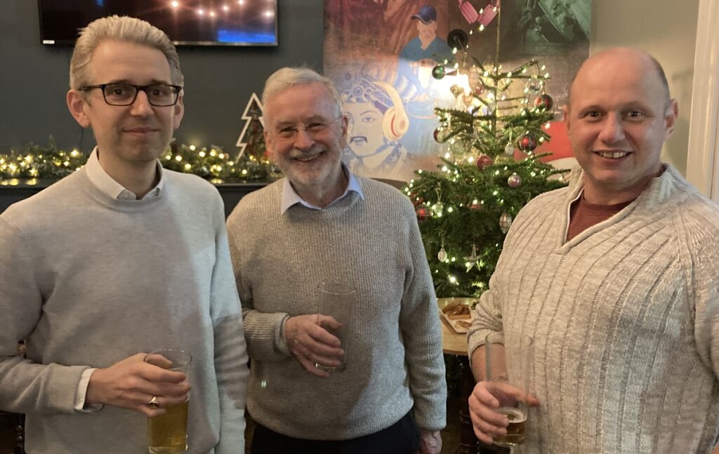 Three OHs at a Trevelyan Reunion in London