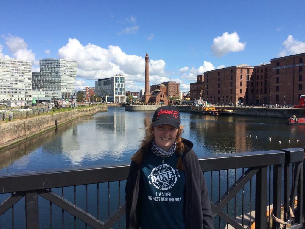 Ellie Owen at Liverpool Docks