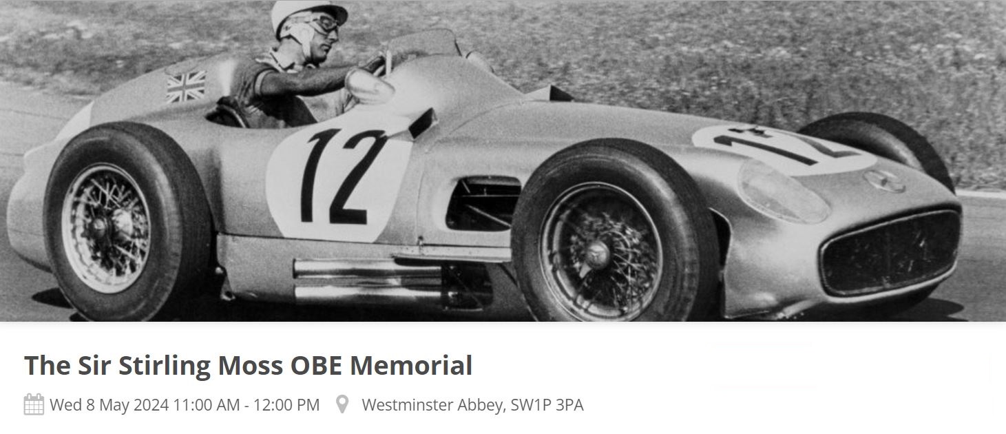 A celebration of the life of Sir Stirling Moss at Westminster Abbey